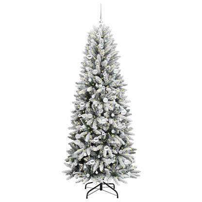 Kunstkerstboom met 300 LED met standaard Wit 78 x 78 x 210 cm