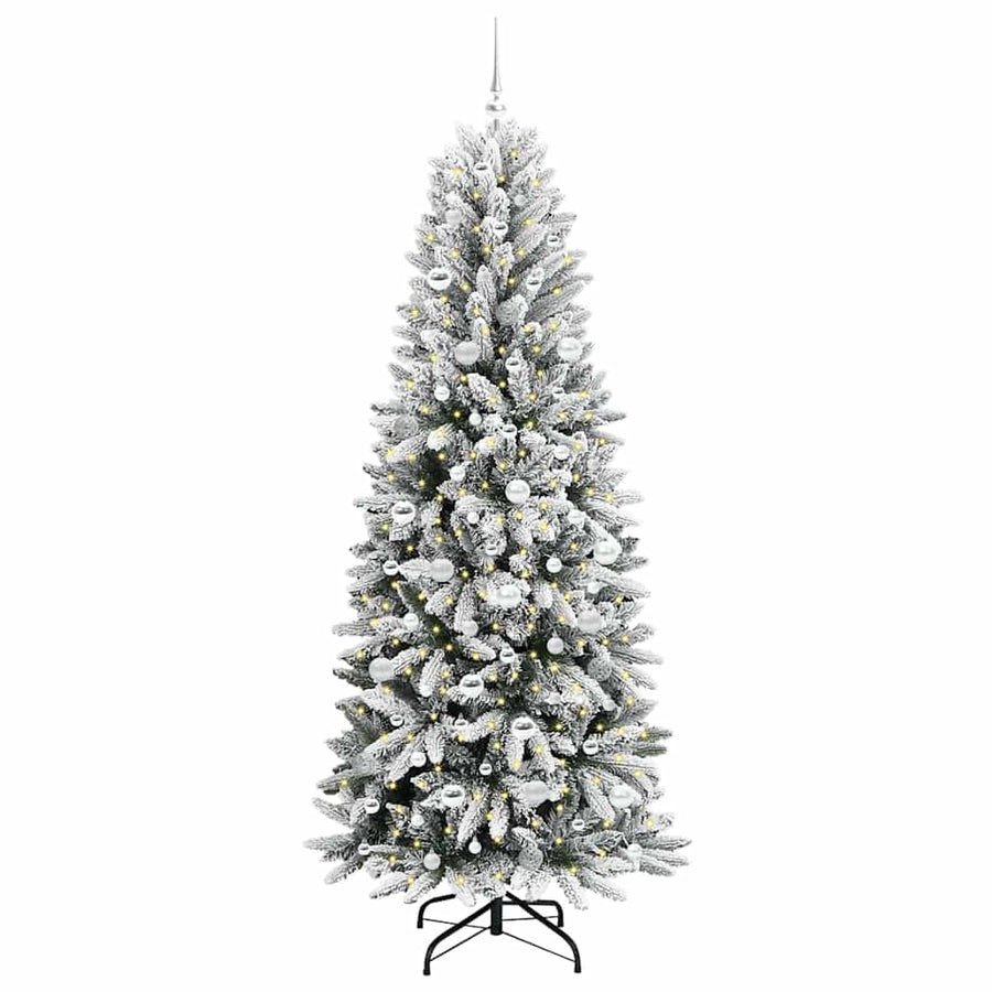 Kunstkerstboom met 300 LED met standaard Wit 78 x 78 x 210 cm