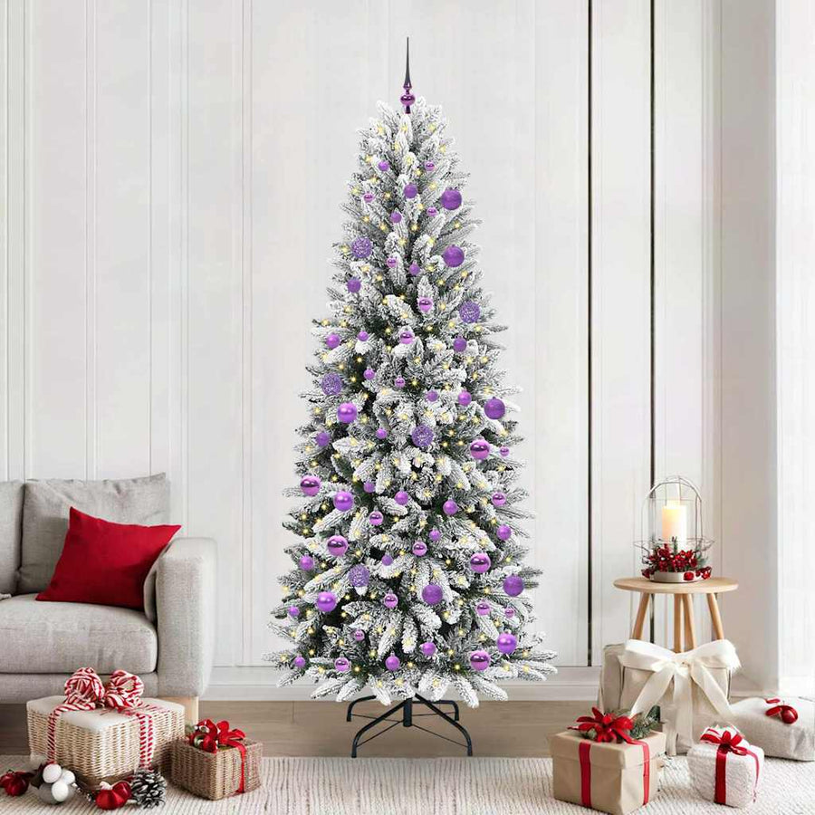 Kunstkerstboom met 300 LED met standaard Wit 78 x 78 x 210 cm