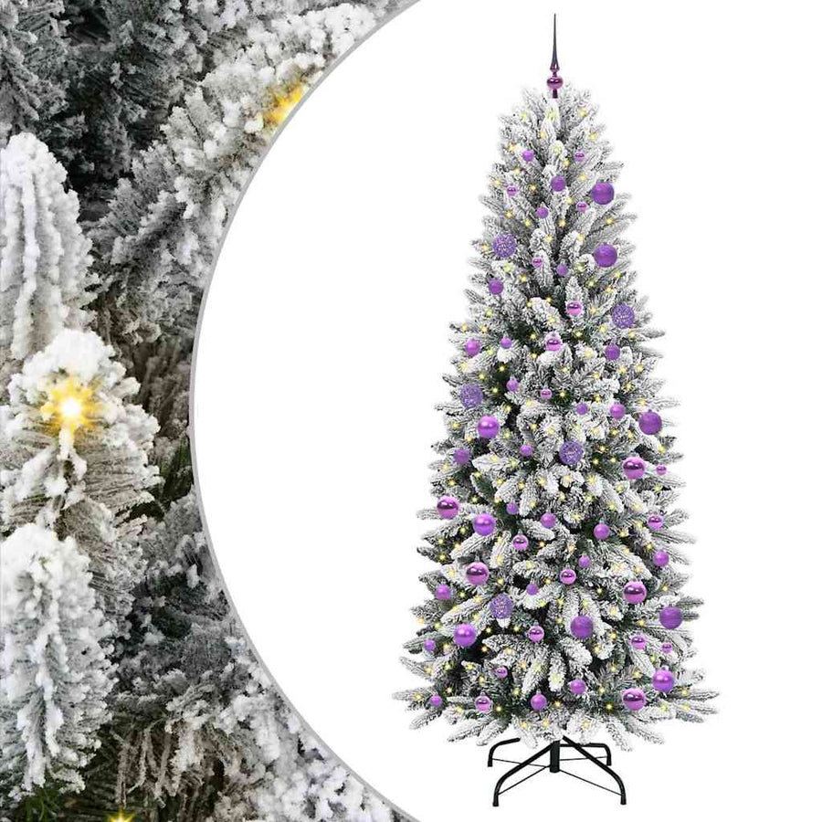 Kunstkerstboom met 300 LED met standaard Wit 78 x 78 x 210 cm