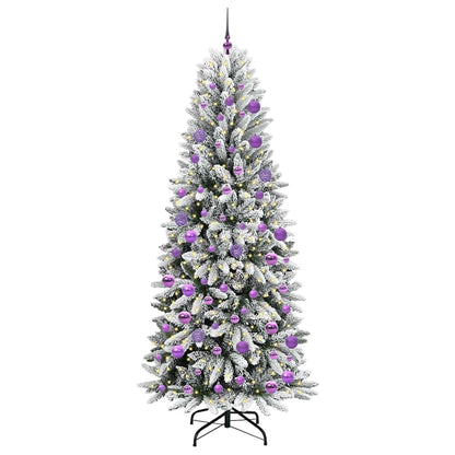Kunstkerstboom met 300 LED met standaard Wit 78 x 78 x 210 cm