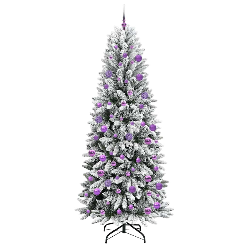 Kunstkerstboom met 300 LED met standaard Wit 78 x 78 x 210 cm