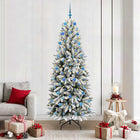 Kunstkerstboom wit 210 cm PVC PE