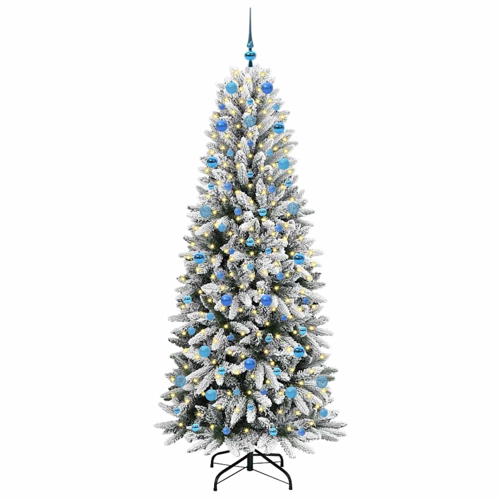 Kunstkerstboom met 300 LED met standaard Wit 78 x 78 x 210 cm