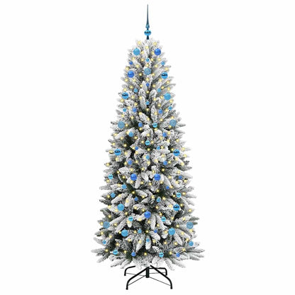 Kunstkerstboom met 300 LED met standaard Wit 78 x 78 x 210 cm
