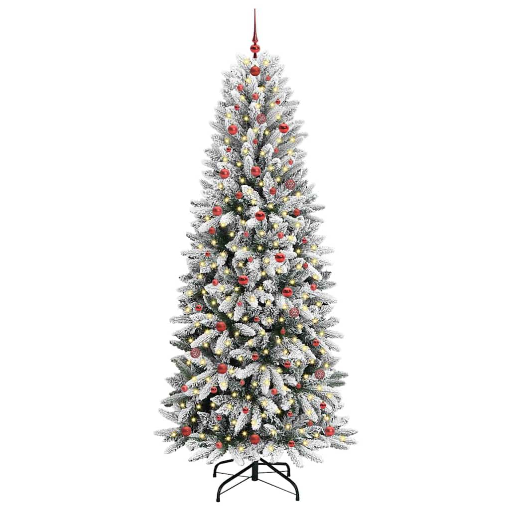 Kunstkerstboom met 300 LED met standaard Wit 93 x 93 x 240 cm