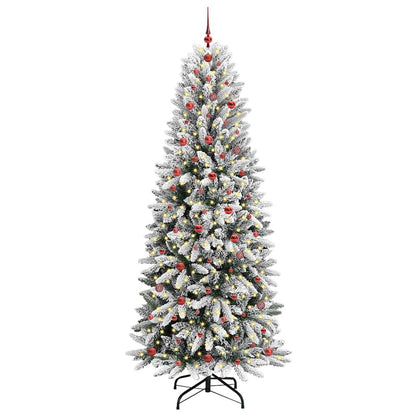 Kunstkerstboom met 300 LED met standaard Wit 93 x 93 x 240 cm