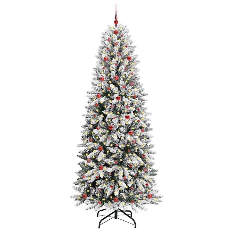 Kunstkerstboom met 300 LED met standaard Wit 93 x 93 x 240 cm