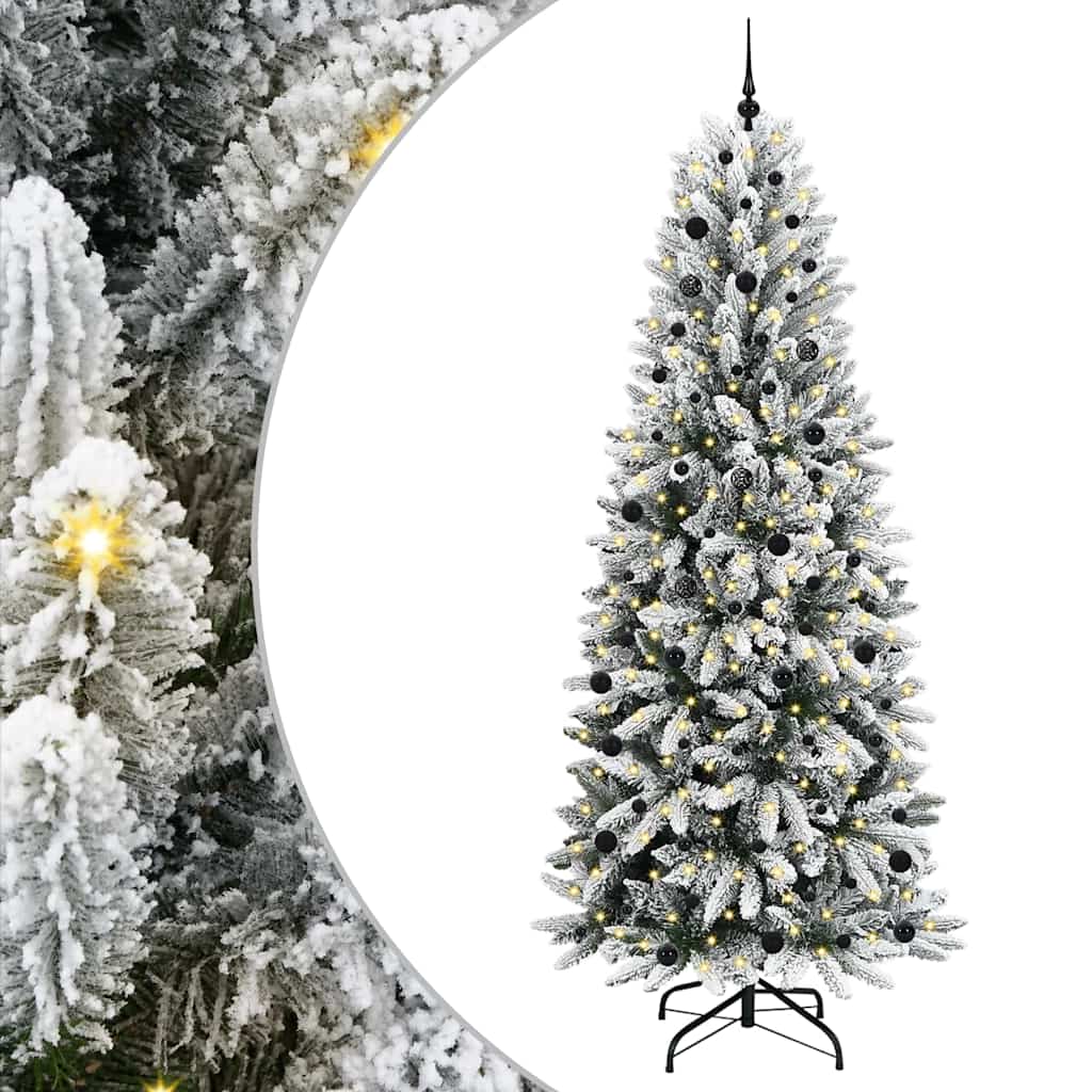 Kunstkerstboom met 300 LED met standaard Wit 93 x 93 x 240 cm
