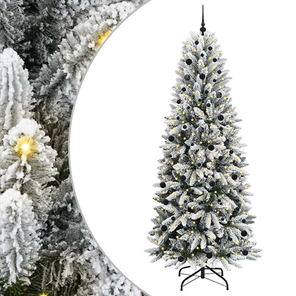 Kunstkerstboom met 300 LED met standaard Wit 93 x 93 x 240 cm