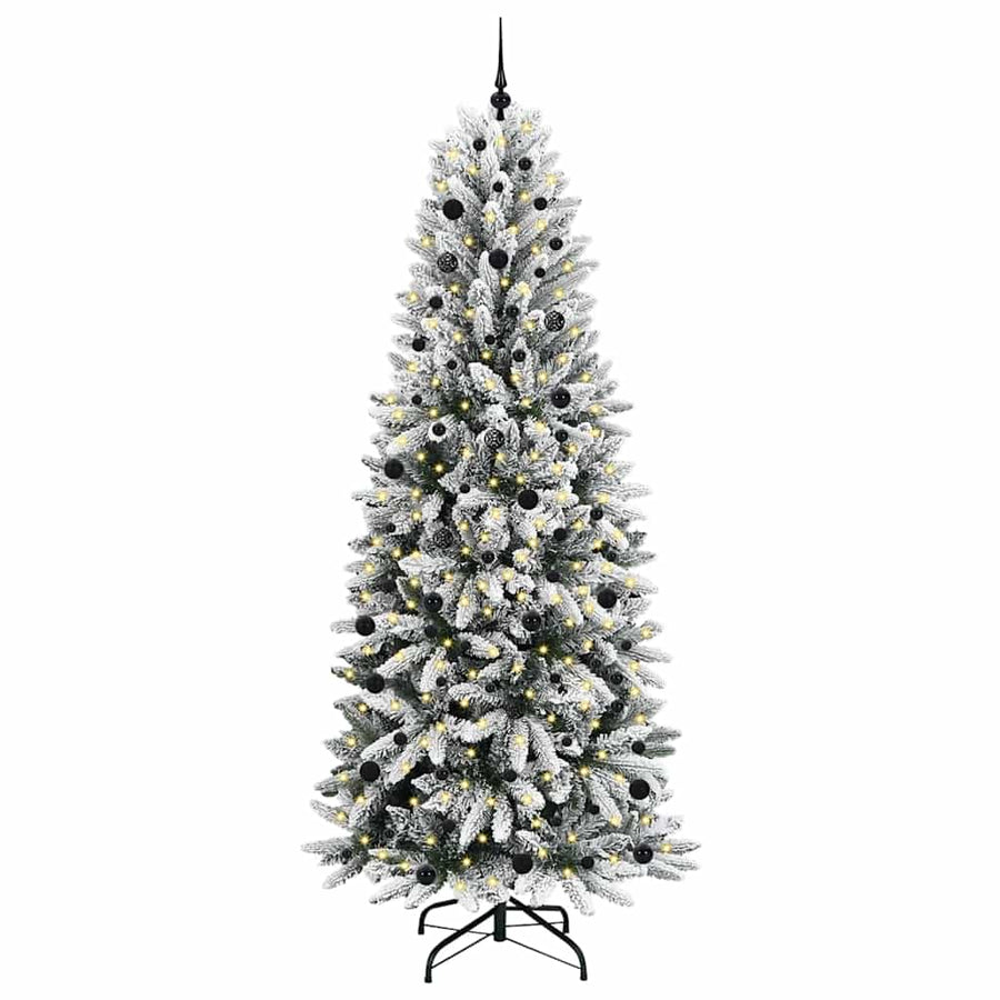 Kunstkerstboom met 300 LED met standaard Wit 93 x 93 x 240 cm