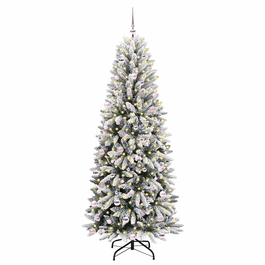 Kunstkerstboom met 300 LED met standaard Wit 93 x 93 x 240 cm