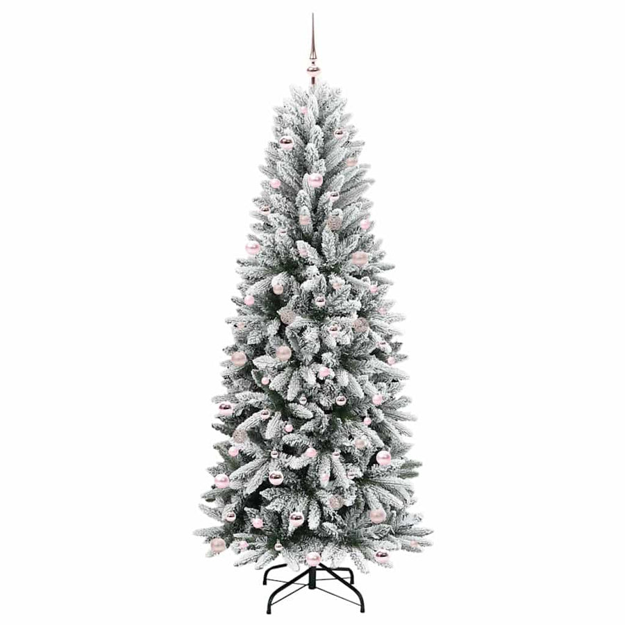 Kunstkerstboom met 300 LED met standaard Wit 93 x 93 x 240 cm
