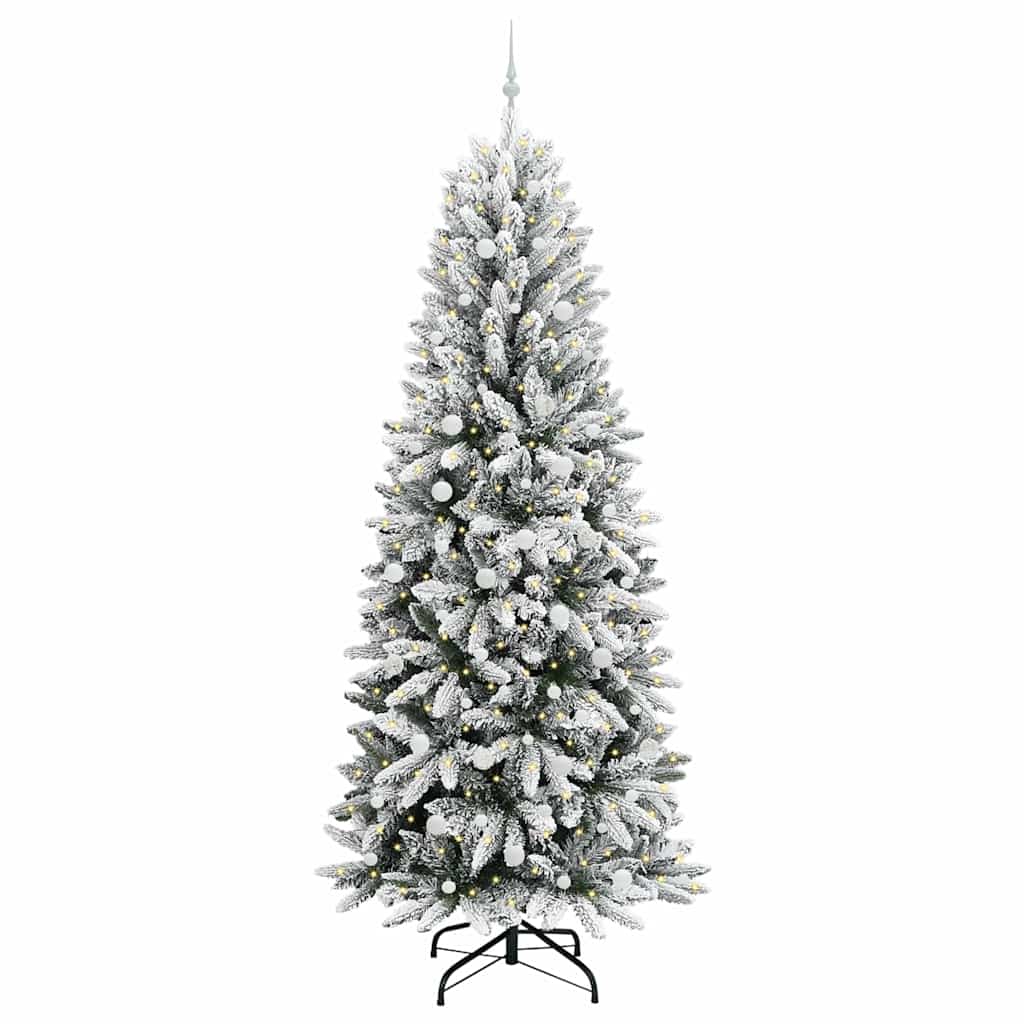 Kunstkerstboom met 300 LED met standaard Wit 93 x 93 x 240 cm