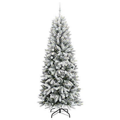Kunstkerstboom met 300 LED met standaard Wit 93 x 93 x 240 cm