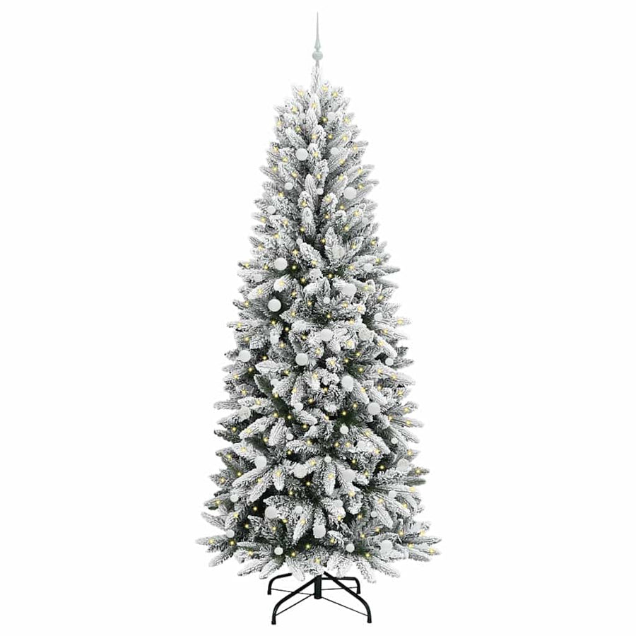 Kunstkerstboom met 300 LED met standaard Wit 93 x 93 x 240 cm