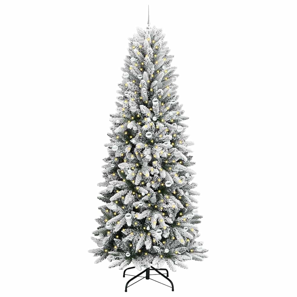 Kunstkerstboom met 300 LED met standaard Wit 93 x 93 x 240 cm