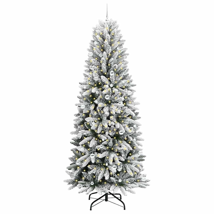 Kunstkerstboom met 300 LED met standaard Wit 93 x 93 x 240 cm