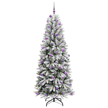 Kunstkerstboom met 300 LED met standaard Wit 93 x 93 x 240 cm