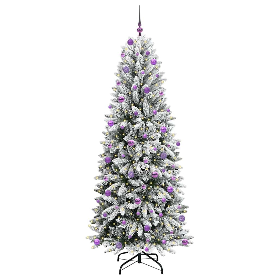 Kunstkerstboom met 300 LED met standaard Wit 93 x 93 x 240 cm