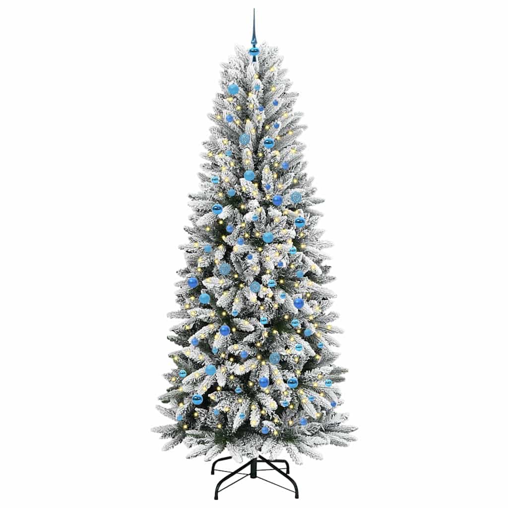 Kunstkerstboom met 300 LED met standaard Wit 93 x 93 x 240 cm