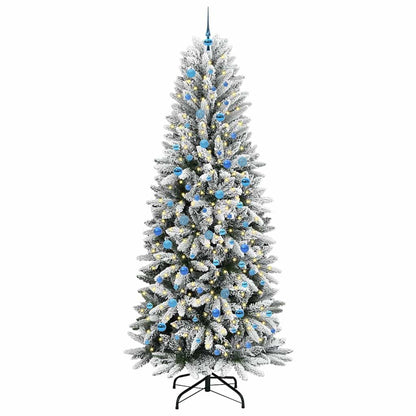 Kunstkerstboom met 300 LED met standaard Wit 93 x 93 x 240 cm