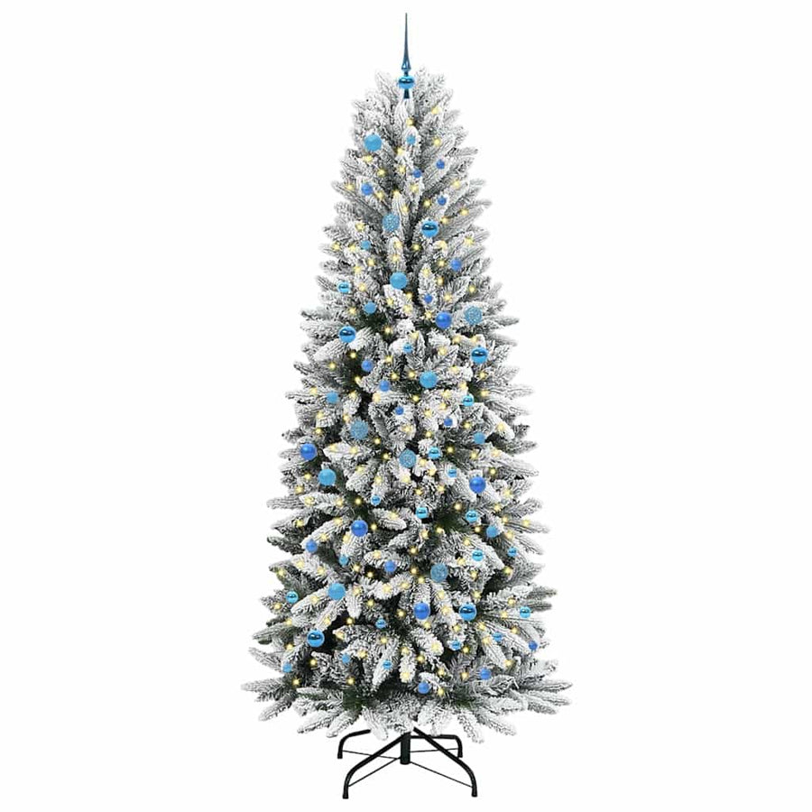Kunstkerstboom met 300 LED met standaard Wit 93 x 93 x 240 cm