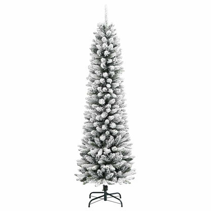 Kunstkerstboom met 150 LED Wit 120 cm PVC en Metaal en Plastic