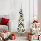 Artificial Christmas Tree with 150 LED White 120 cm PVC and Metal and Plastic