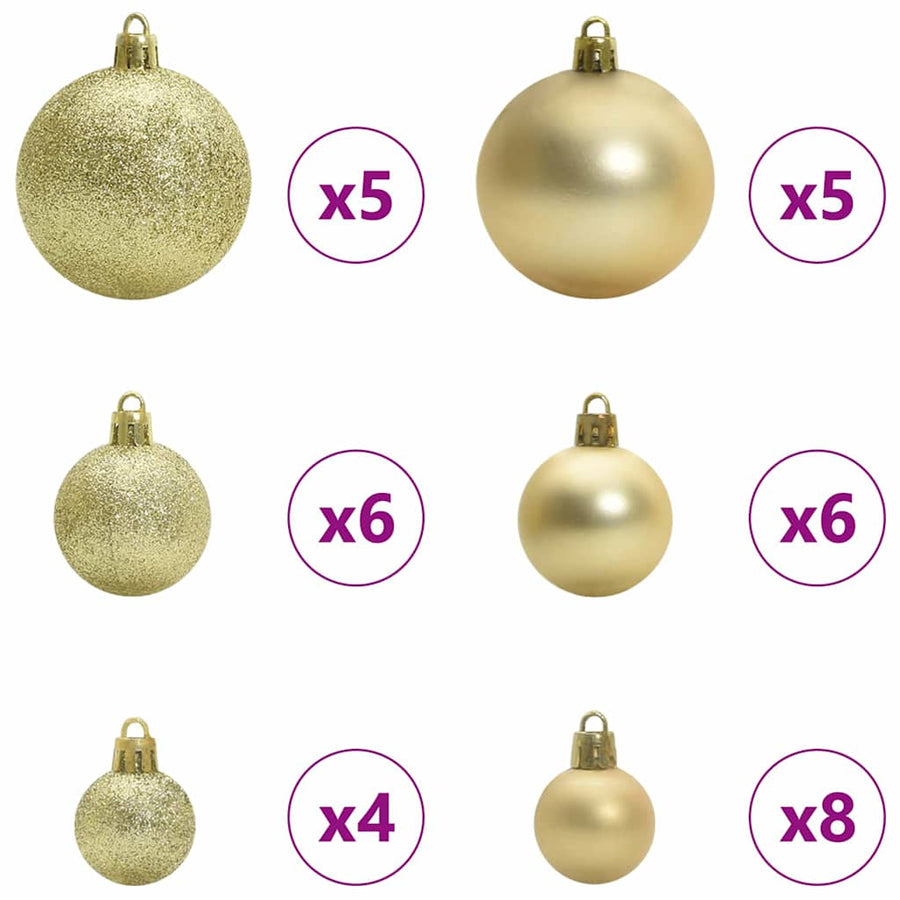 Kunstkerstboom Groen en wit 120 cm PVC en Metaal en Plastic