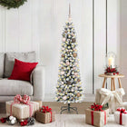 Kunstkerstboom 150 cm wit met 150 LED