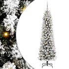Artificial Christmas Tree with 150 LED White 150 cm PVC and Metal and Plastic