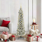 Artificial Christmas Tree with 150 LED White 150 cm PVC and Metal and Plastic