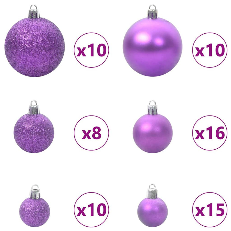 Kunstkerstboom Groen en wit 180 cm PVC en Metaal en Plastic