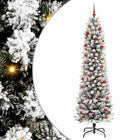 Artificial Christmas Tree with 300 LED White 210 cm PVC and Metal and Plastic