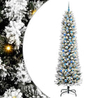 Kunstkerstboom 240 cm wit met 300 LED