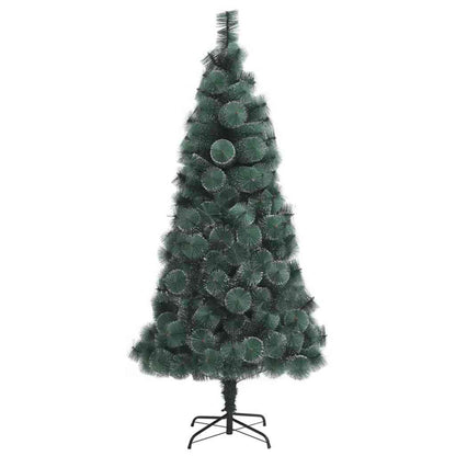 Kunstmatige Vorstverlichte Kerstboom met Bal Set Groen 120 cm