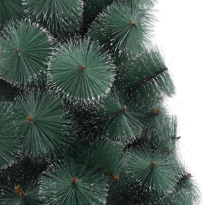 Kunstmatige voorverlichte kerstboom met bollen set Groen 120 cm