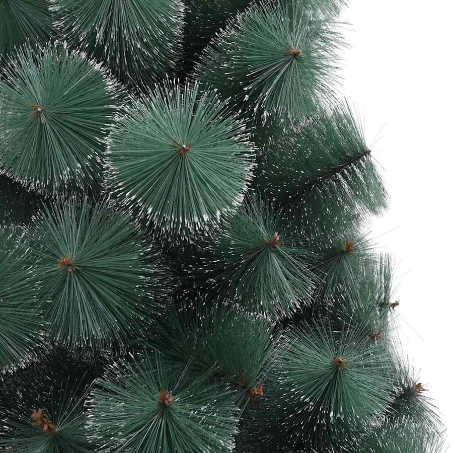 Kunstkerstboom met verlichting en ballenset Groen 120 cm PET