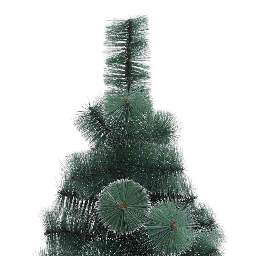 Kunstmatige Voorverlichte Kerstboom met Bal Set Groen 150 cm