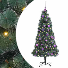 Kunstmatig Voorverlicht Kerstboom met Ballenset Groen 150 cm