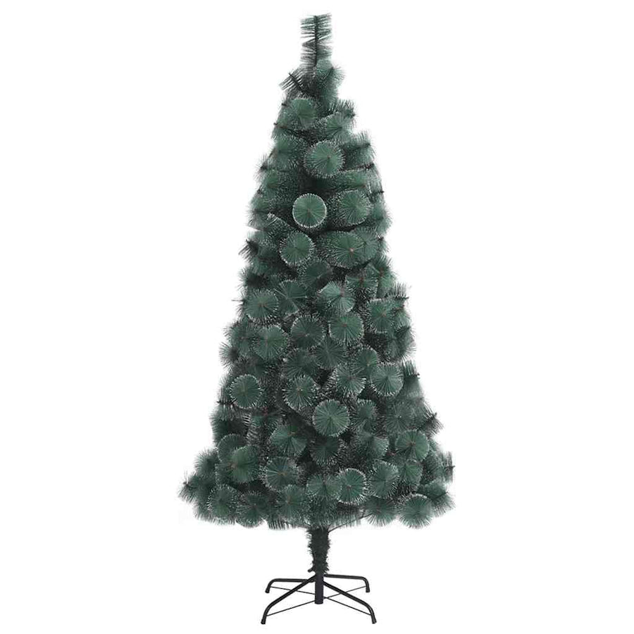 Kunst Kerstboom met Verlichting en Bal Set Groen 180 cm PET