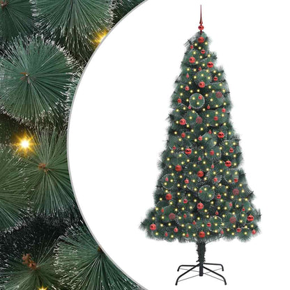 Kunstmatige Vorstvrije Kerstboom met Bal Set Groen 240 cm PET