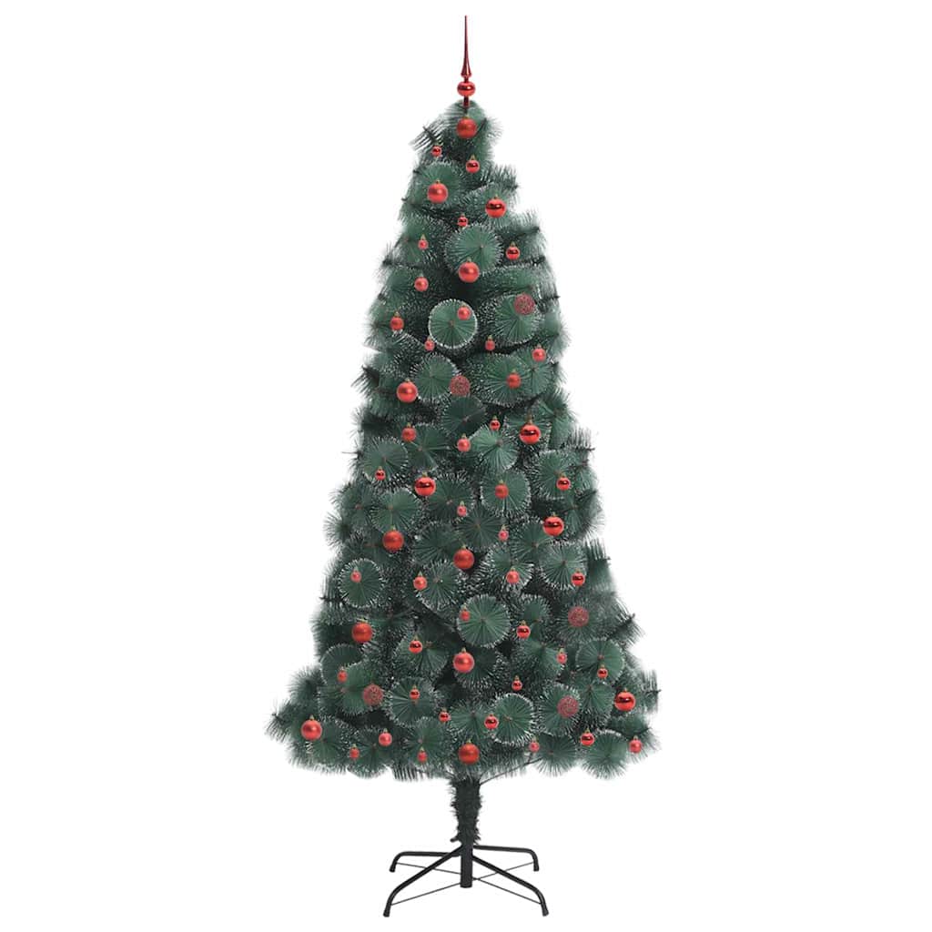 Kunstmatige Vorstvrije Kerstboom met Bal Set Groen 240 cm PET