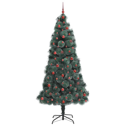 Kunstmatige Vorstvrije Kerstboom met Bal Set Groen 240 cm PET