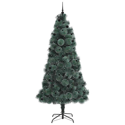 Kunstmatige Voorverlichte Kerstboom met Bolset Groen 240 cm PET