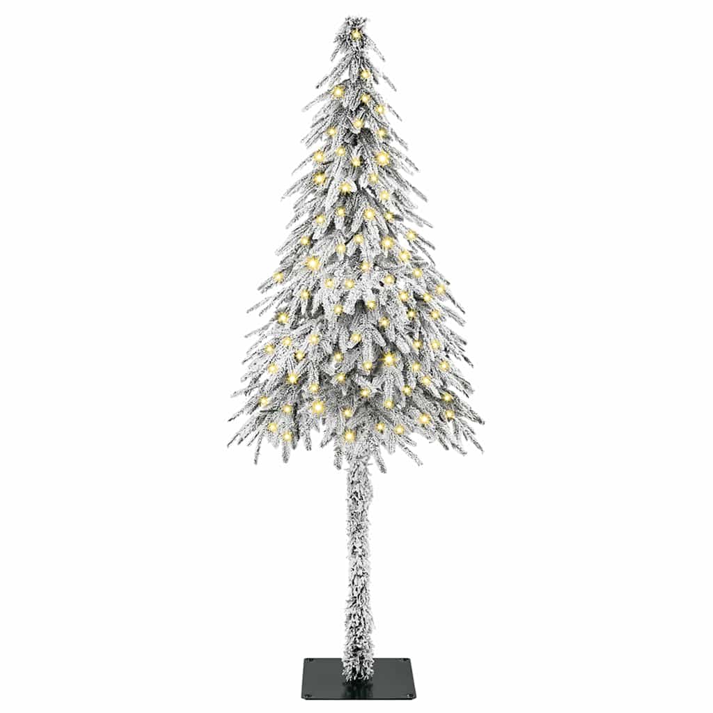 Kerstboom met 150 LED met standaard Wit 120 cm PE en staal