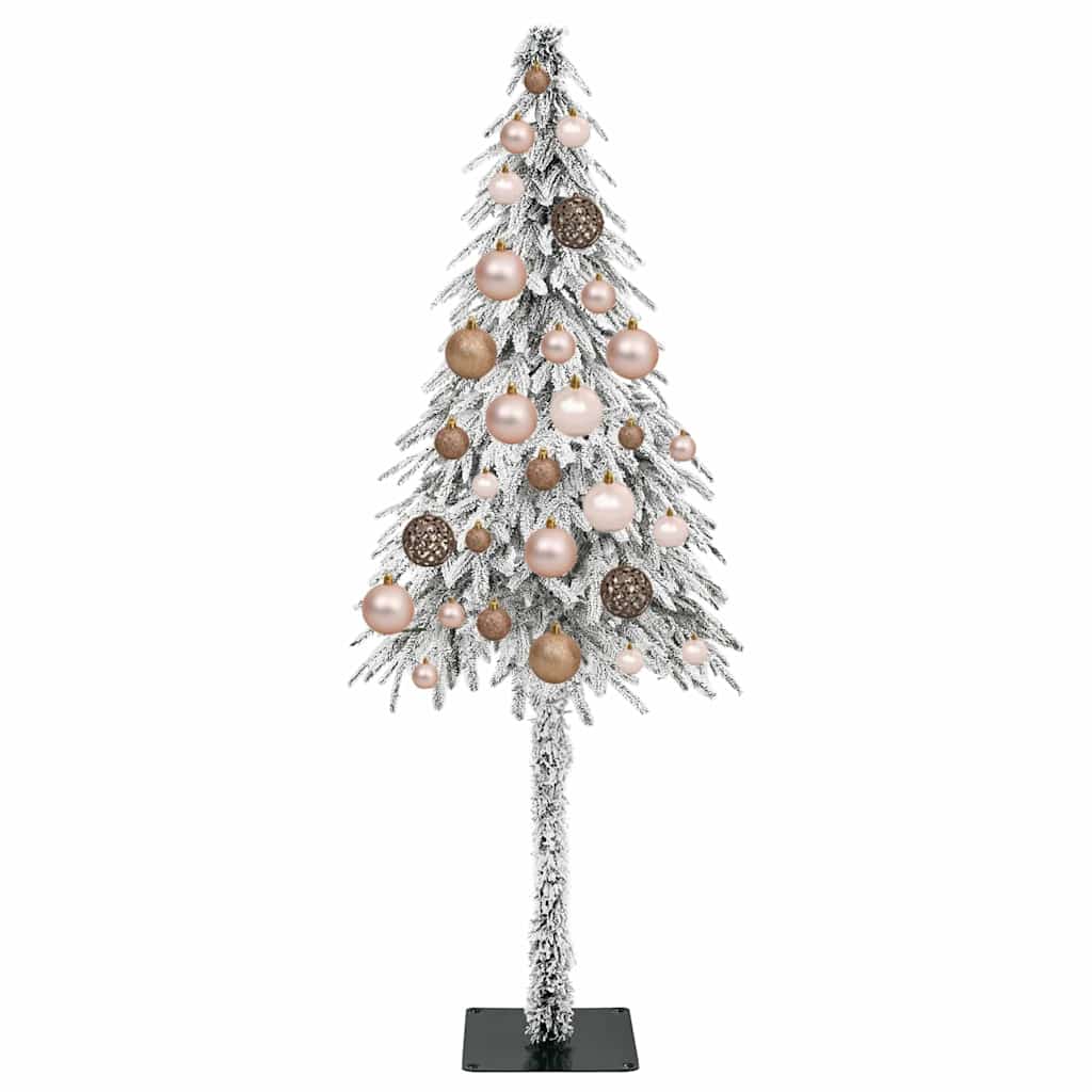 Kerstboom met 150 LED met standaard Wit 120 cm PE en staal