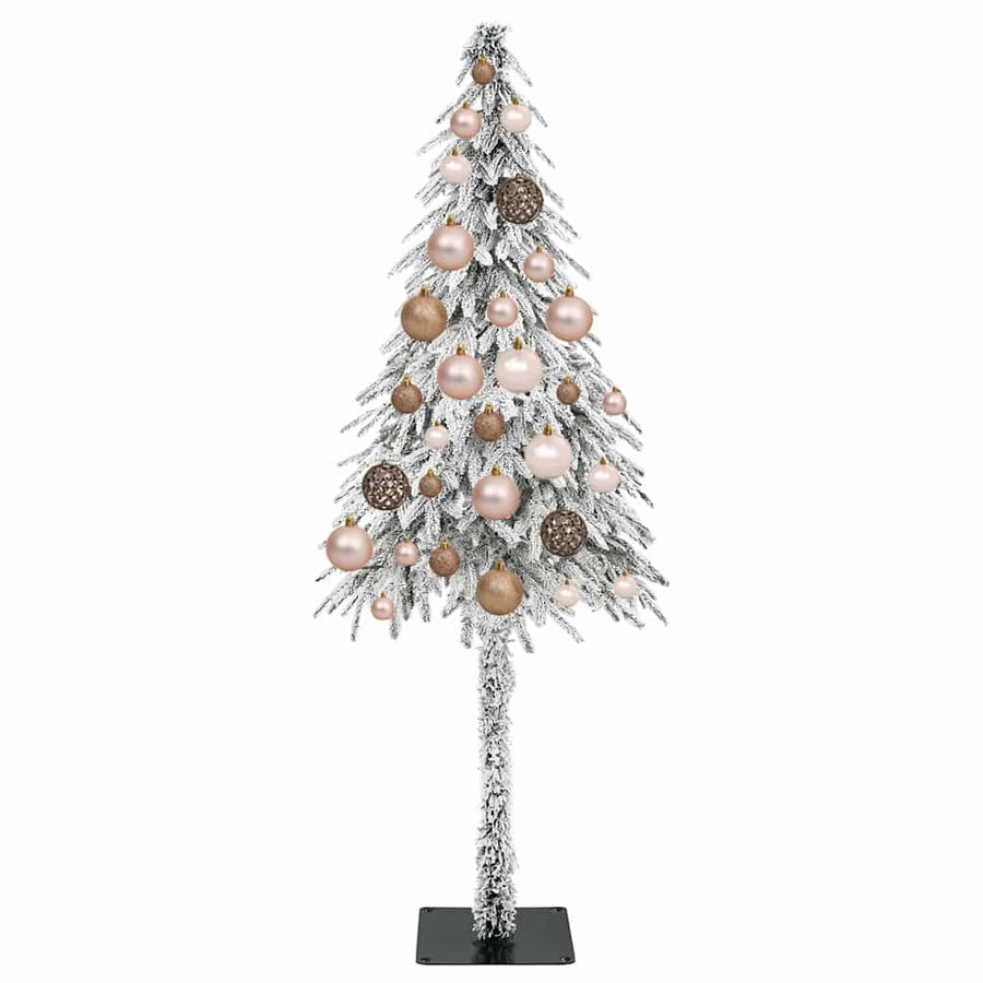 Kerstboom met 150 LED met standaard Wit 120 cm PE en staal