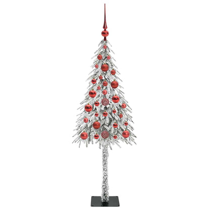 Kerstboom met 150 LED met standaard Wit 120 cm PE en staal